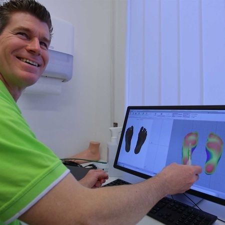 Fußscan Besprechung